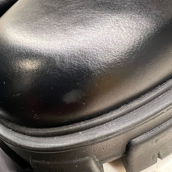 PRADA Monolith Leather Lug-Sole Chelsea Booties - Picture 13 of 13